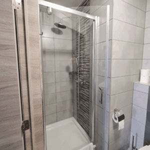 Salle de bain de l'hôtel